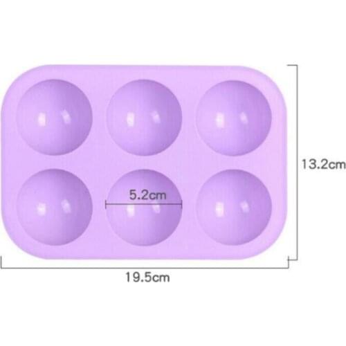 2021 New Multifunctional Household Half Ball Sphere Silicone Cake Mold Chocolate Cookie Ice Candy Baking Mould Kitchen Tools