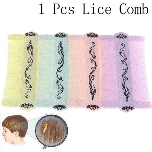 New Double Sided Head Lice Comb Hair Combs Portable Fine Tooth Head Lice Flea Hair Combs for Styling Tools Hair Care Comb Random