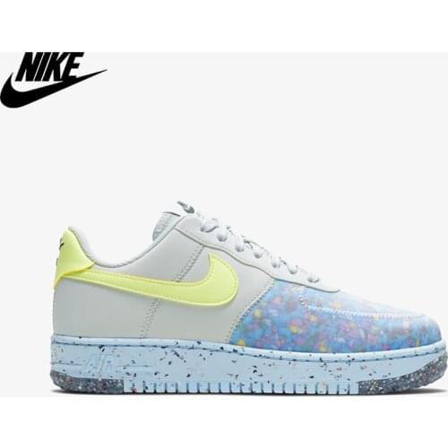 Original Nike Air Force 1 Crater Women Blue Sports Shoes CT1986 - 001 Nike Sneaker Casual Fashion Stylish Casual Women 'S sports Shoes