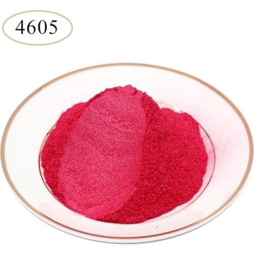 Peach Red Pearl Powder Pigments Mineral Mica Powder Dye for Soap Nail Ceramics Arts Craft Paper DIY