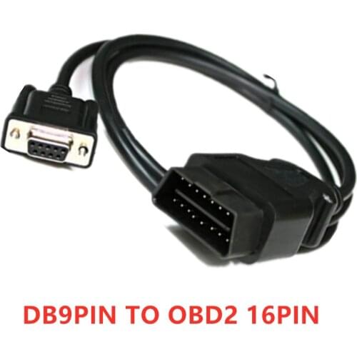 Universal OBD 2 16PIN TO DB9 RS232 Cable for Car Diagnostic Adapter Scanner Car OBDII Connertor Auto Vehicle OBD2 Cable Extender