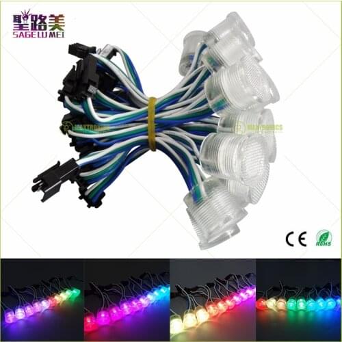 Waterproof 20mm SMD5050 RGB 1 LEDs WS2811 IC LED Pixel String Module WS2811 LED Pixel Point Light Diameter DC5V 2019 Best price