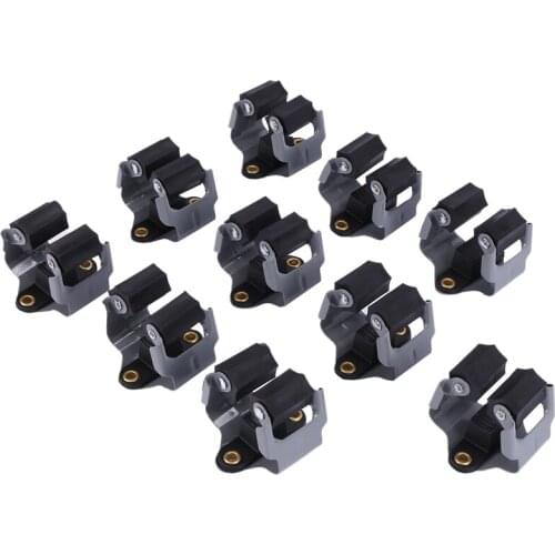 10Pcs Broom Hanger Mop And Broom Holder Broom Organizer Grip Clips Wall Mounted Garden Storage Rack With Screws