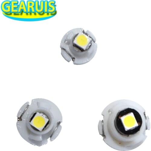 100Pcs T3 T4.2 T4.7 1 SMD 3030 LED Car Auto Dashboard Warning Indicator light Instrument Cluster Bulb Side Light Indicator light