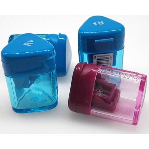 2 Pcs/Lot Stabilo 4661/4662 Pencil Sharpener Antirust And Durable Blade Cutting Smoothly Protect Pencil