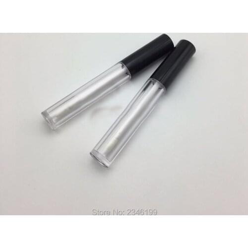 4.5ML 50pcs/lot Round Shape Lip Gloss Tube, Plastic Lip Makeup Tool, DIY Lip Gloss Refillable Bottle, Lip Gloss Packing Tube