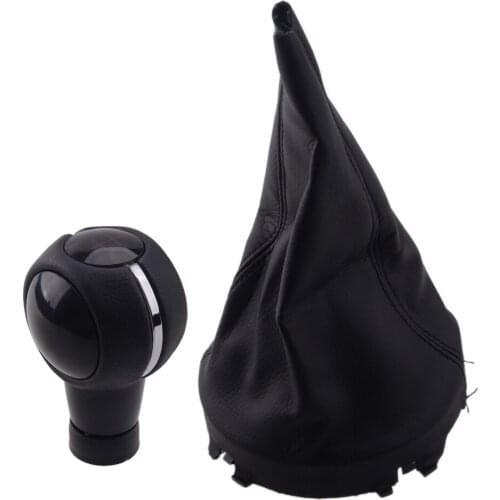 5 Speed Manual Car Gear Shift Knob with Gaiter Boot Fit for Mini Cooper F55 F56 F54 F60 F57