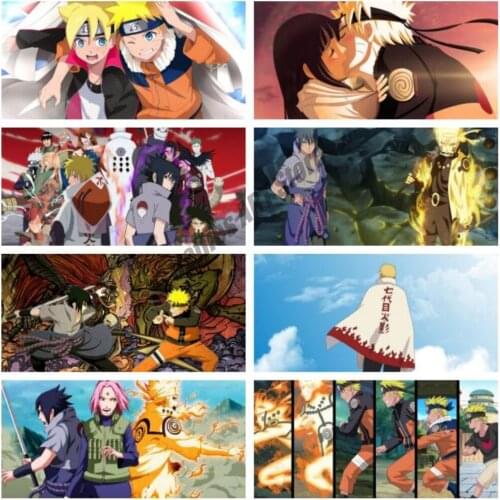 5D Diamond Painting Ninja Cartoon Anime Full Square/Round Embroidery Cross Stitch Kits Painting Mosaic DIY Home Decoration Gift