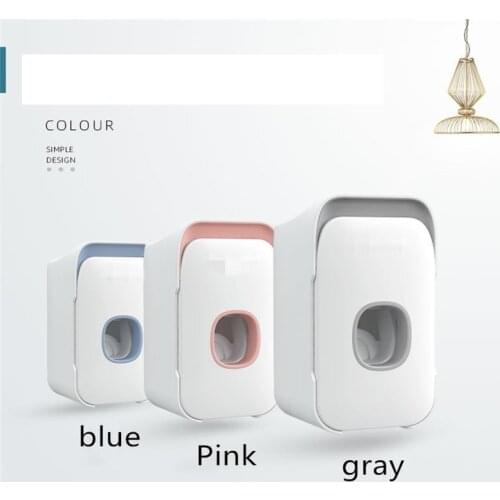 Automatic toothpaste dispenser wall-mounted toothbrush holder lazy toothpaste squeezer toilet household bathroom accessories