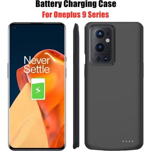 Battery Charger Cases For OnePlus 9 9 Pro Power Bank Case 6800mAh External Charging Battery Case For Oneplus 9R Powerbank Cover