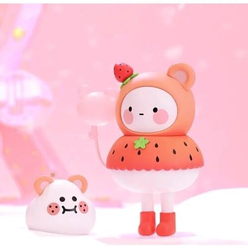 Blind Box Toys Original POPMART BOBO&COCO Balloon Paradise Series Model Confirm Style Cute Anime Figure Gift Surprise Box
