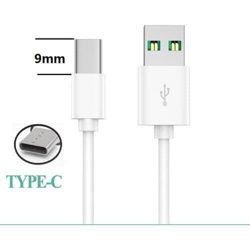 9 mm Extended 3.0 Type-C Fast Charger Cable for Blackview BV9600 Pro 2019 / Helio P70 / S8 / BV7000 Pro
