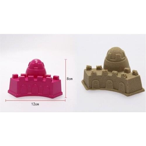 Indoor Magic Play Sand Castle Models Building Dynamic Magic Sand Clay