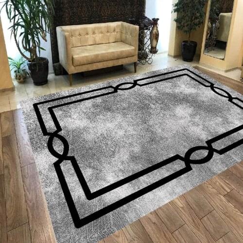 Square Line 9, Non Slip Floor Carpet,Kitchen Carpet, Teens Carpet, Corridor Carpet, area Carpet Modern Carpet