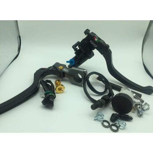 Motorcycle modification 22mm 19RCS Brake Clutch Levers Master Cylinder Hydraulic Pump Reservoir For Honda Suzuki Kawasaki Yamaha