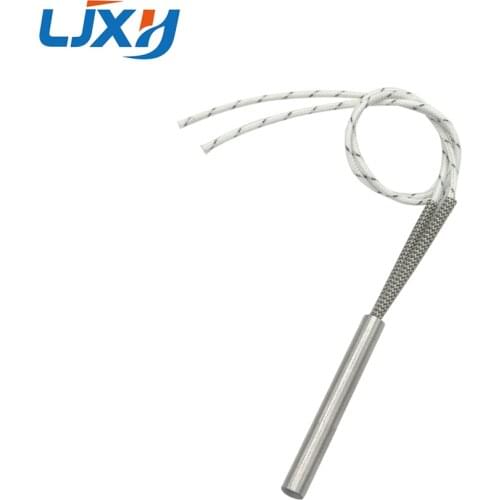LJXH Cylindrical Cartridge Heating Element Tube 9mm/0.354" 60mm Mould Wired Cartridge Heater 140W/170W/220W AC110V/220V/380V