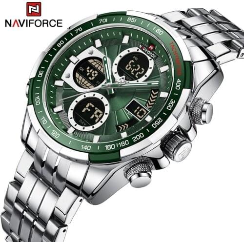 NAVIFORCE Mens Stainless Steel Watch