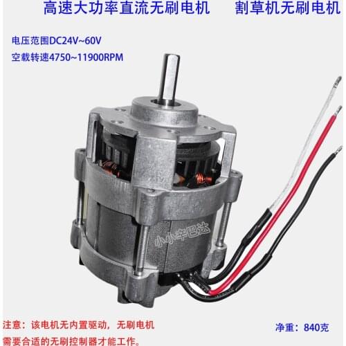 Brand new 24 v36v48v / 60 v dc brushless motor mower washer strong magnetic brushless motors