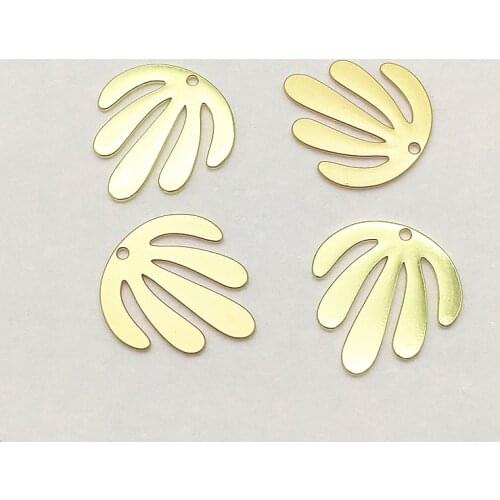 New Arrival! 28x26mm 100pcs Zinc Alloy Feather shape Charm for Handmade Necklace Earring DIY Parts,Jewelry Findings & Components