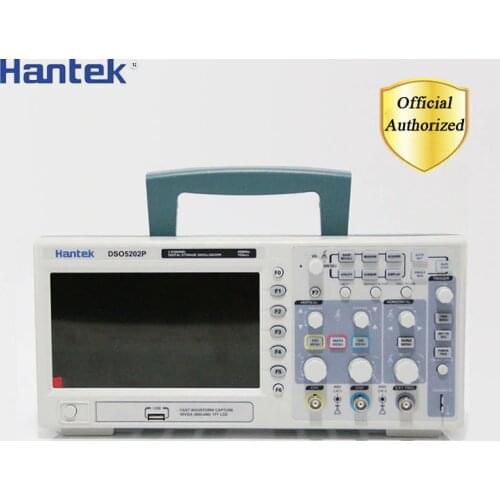 Hantek DSO5102P DSO5202P Digital Oscilloscope 100MHz 200MHz 2 Channels PC USB Handheld Osciloscopio Portatil Electrical Tools