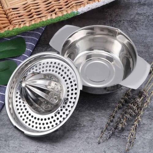 Stainless Steel Citrus Lemon Orange Squeezer Juicer Hand Manual Press Juicer Kitchen Tool for Drop Ship