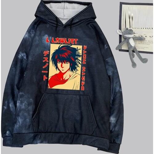 Funny Death Note L Lawliet Printing Hoodie for Men Women