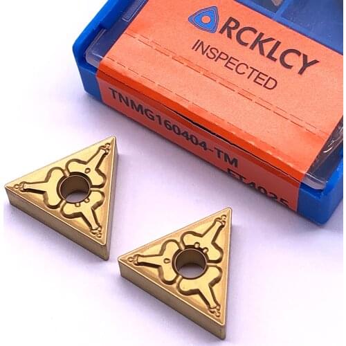 10pcs TNMG160404 TM carbide inserts external latter cutter turning tool cnc machine cutting tool tungsten carbide