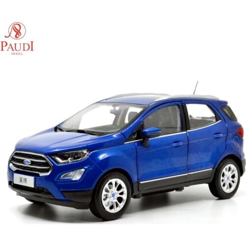1/18 1:18 1 18 Scale Ford Ecosport 2018 Blue Static Simulation Diecast Alloy Miniature Model Car Gifts Collections