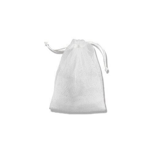 10pcs/set good quality white double layer soap net soap mesh bag handmade soap for foaming ,essential tool
