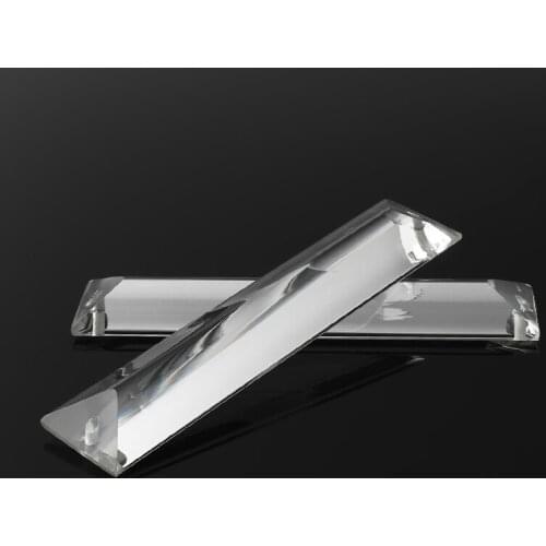 118pcs/lot 22x61mm Fashion Style Clear Acrylic Trimming Shape Drop Prism Pendant Free Shipping