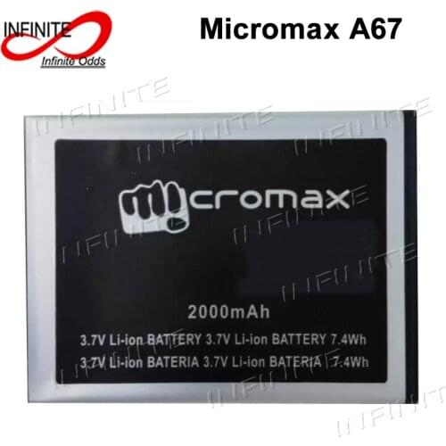 Micromax A67 Battery 2000mAh Mobile phone Accumulator