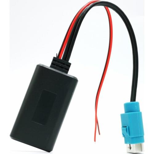 Car Bluetooth 4.0 Wireless Module for Alpine Radio Aux Cable Adapter KCE-236B CDE9885 9887 to Smartphone Audio Input