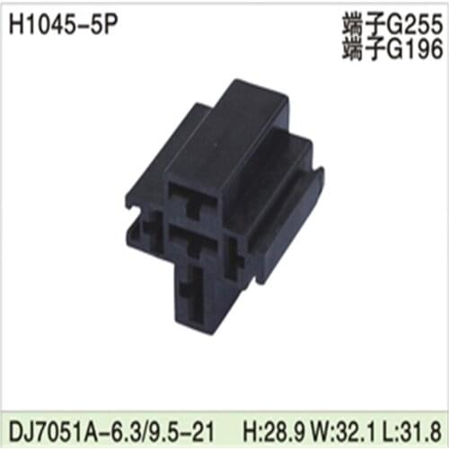 Free shipping 500pcs DJ7051A-6.3/9.5-21 5Pin AMP Car Electrical Wire Connectors for VW,BMW,Audi,Toyota,NISSAN AND other