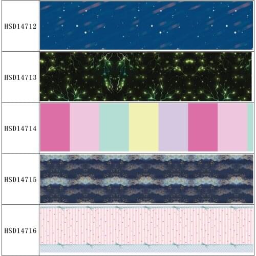 HSDRibbon free shipping 3" 75mm heat transfer printed hsd-design series Grosgrain Ribbon 50Yards/Roll