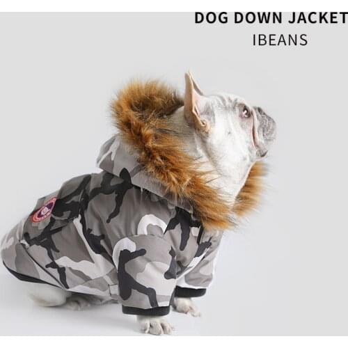 M-3XL Pet Dog Clothes Hoodies Coat Down Jacket Windproof Puppy Small for Dogs Clothing Winter Outdoor Warm Jacket French Bulldog