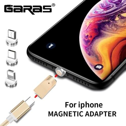 GARAS Magnetic Adapter To For Micro/usb type c port Charger And Data Magnet Adapter Connector