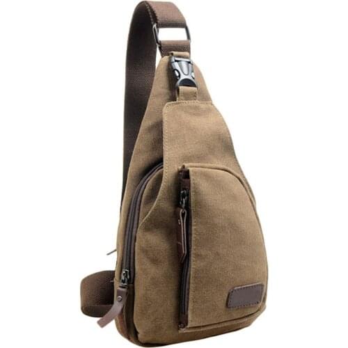 Mens Canvas Shoulder Bags New Fashion Chest Bag Casual High Quality Crossbody Bags Bolsos Mujer Bolsas 2019 #YY#30