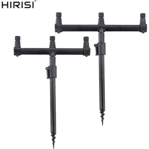 Aluminium Carp Fishing Rod Pod Set Bank Sticks and Buzz Bar for 3 Fishing Rods