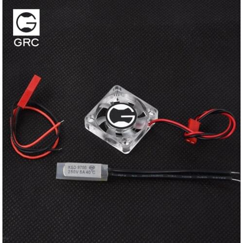 RC Parts crawler car ESC radiator Cooling fan with thermal receptor For 1/10 TRAXXAS trx-4
