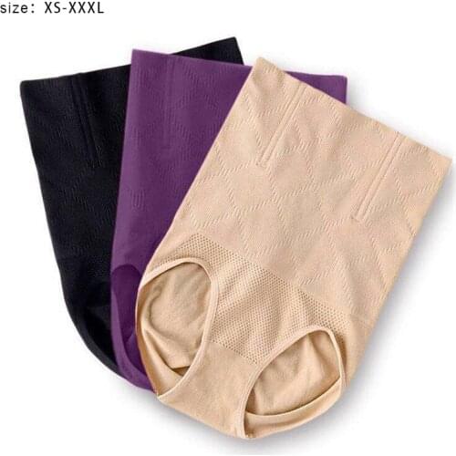 Sexy Seamless Women High Waist Slimming Tummy Control Knickers Pant Briefs Shapewear lingerie Body Shaper Lady Corset 100kg xxxl