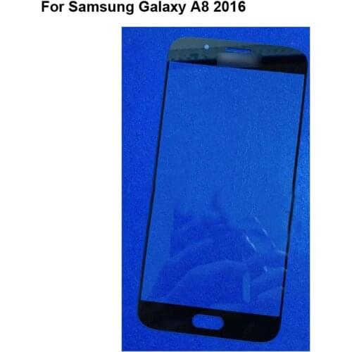 For Samsung Galax A8 2016 Touch Screen Glass Digitizer Panel Front Glass Sensor For Galaxy A 6 Without Flex SM-A8100