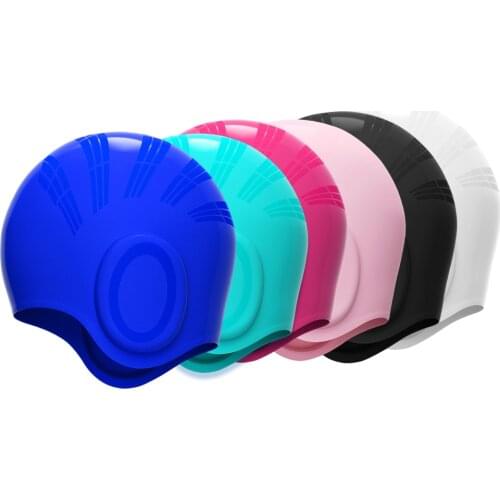 Silicone Swim Hat for Long and Short Hair, High Elasticity Bathing Swimming Hat