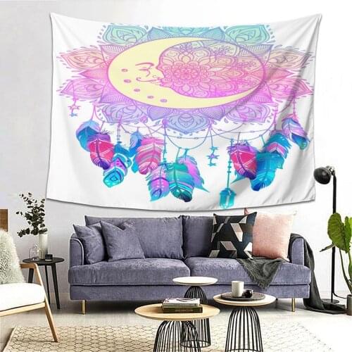 Dreamcatcher Cheap Mandela Wall Hanging Tapestry Wall Cloth Tapestries Rug Home Decor Free Decoration Accessories 95x73cm
