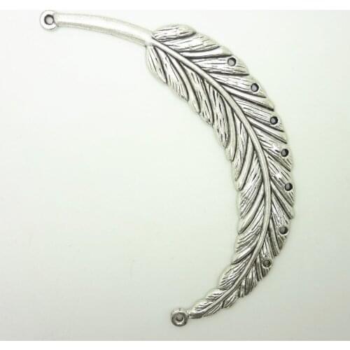 6 pcs Vintage Charms Tree leaf Pendant Antique silver Fit Bracelets Necklace DIY Metal Jewelry Making