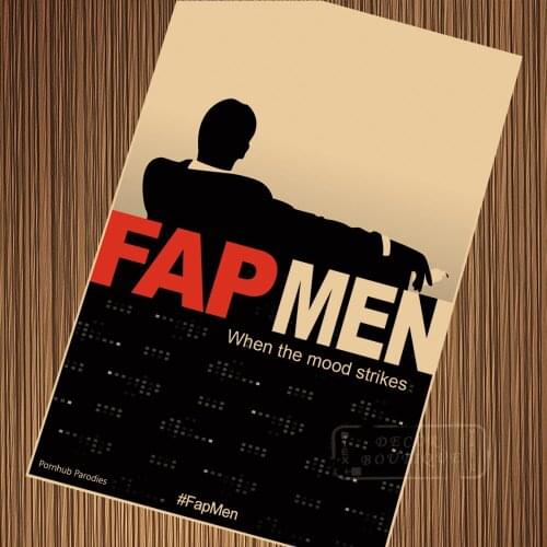 6 Kinds Movie Film Mad Men Poster Vintage Retro Canvas Painting DIY Wall Paper Posters Home Gift Decoration
