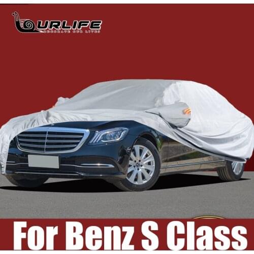 Full Car Covers Indoor Outdoor Waterproof Anti Dust Sun Rain Snow Protection UV For Mercedes Benz S Class W221 W222 Accessories