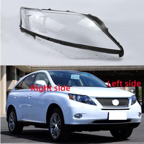 For Lexus RX270 RX350 RX450 2009 2010 2011 Car Headlight cover Headlamp Lens Auto Shell Cover