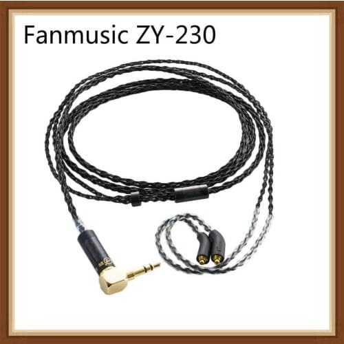 Fanmusic ZY-230 Earphone Hifi Music Ungraded Cable 3.5mm Stereo Cord