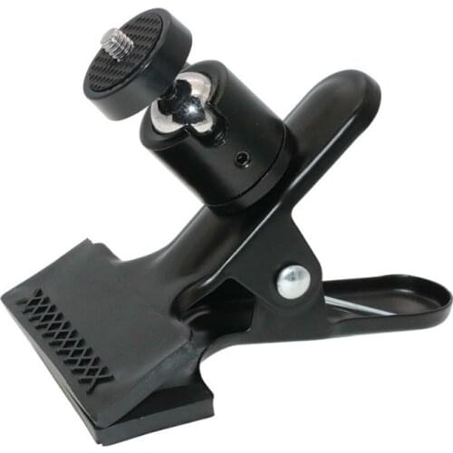 Camera Holding Mount Multi-function Clip Clamp Holder Mount with Standard Ball Head 1/4 Screw for Clamp Photography Accessories