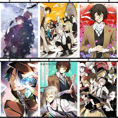 Bungo Stray Dog 5D DIY Diamond Painting Anime Cross Stitch Kits Diamond Embroidery Full Drill Mosaic Kids Room Decoration Gift
